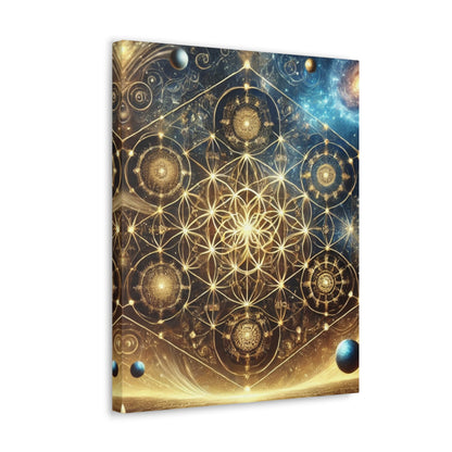 Sacred Geometry Art Canvas Ed. 76