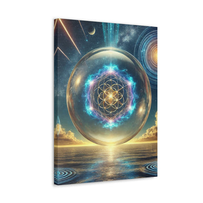 Sacred Geometry Art Canvas Ed. 18