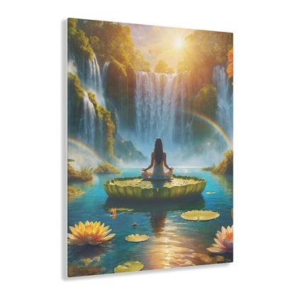 Blissful Lotus Acrylic Print Ed. 17