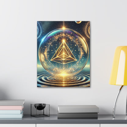 Sacred Geometry Art Canvas Ed. 34