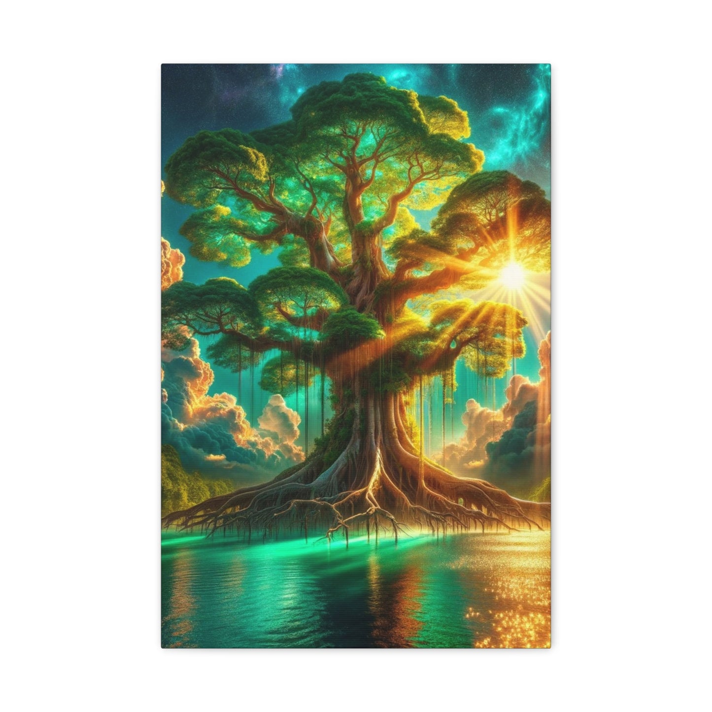 Trees of Light Art Canvas Ed. 12