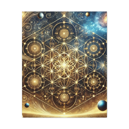 Sacred Geometry Art Canvas Ed. 76