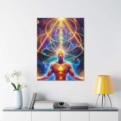 Quantum Entanglement Art Canvas Ed. 9