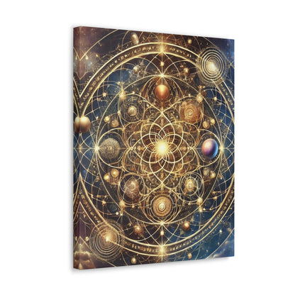 Sacred Geometry Art Canvas Ed. 77