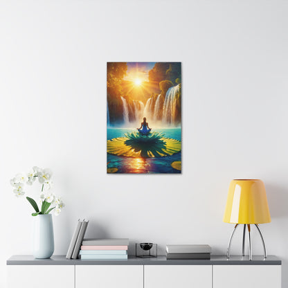 Blissful Lotus Art Canvas Ed. 13