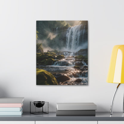 Majestic Waterfalls Art Canvas Ed. 15