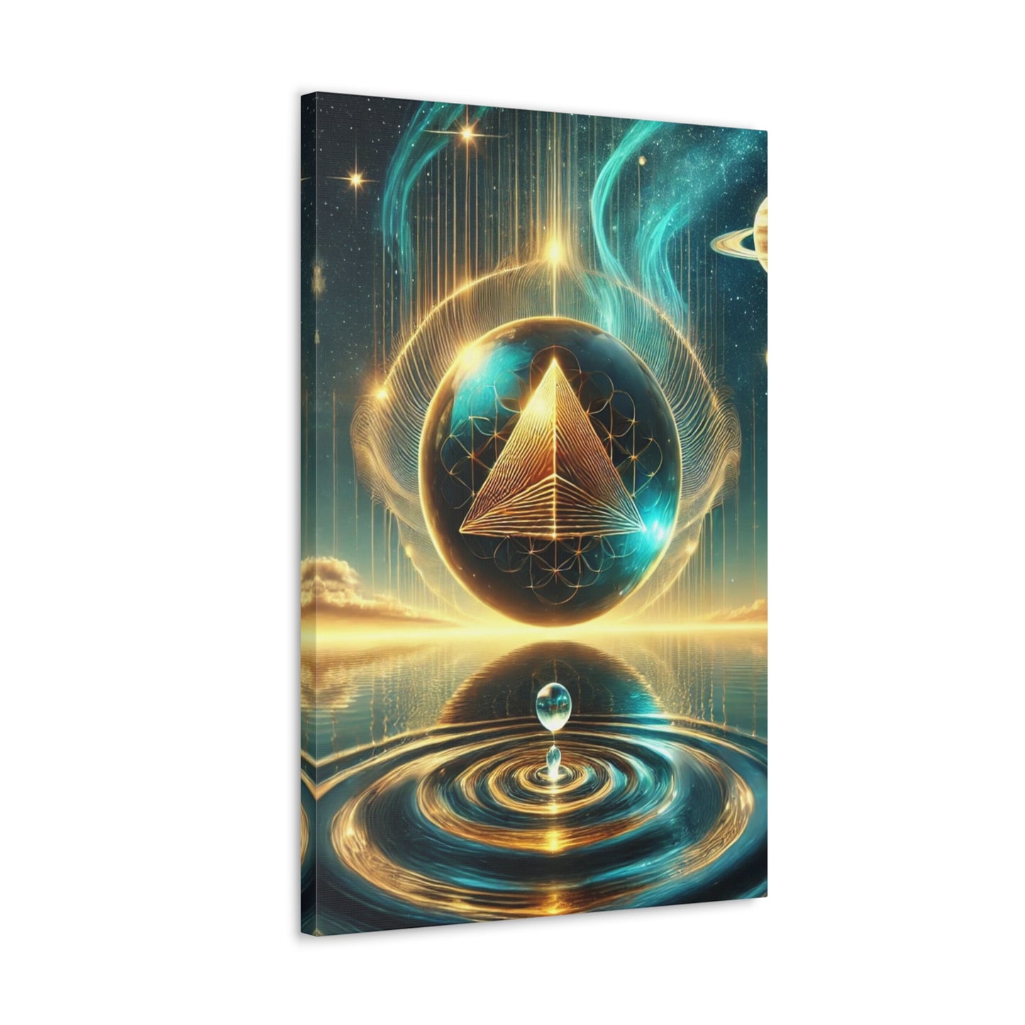 Sacred Geometry Art Canvas Ed. 35