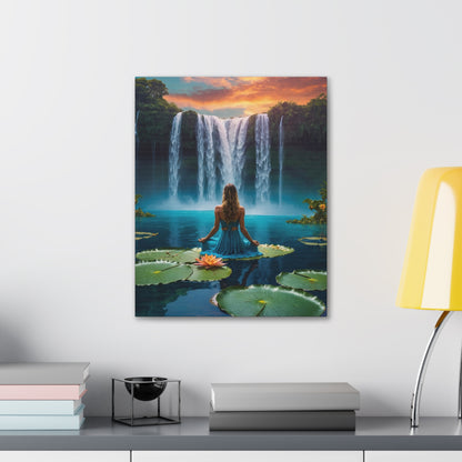 Blissful Lotus Art Canvas Ed. 4