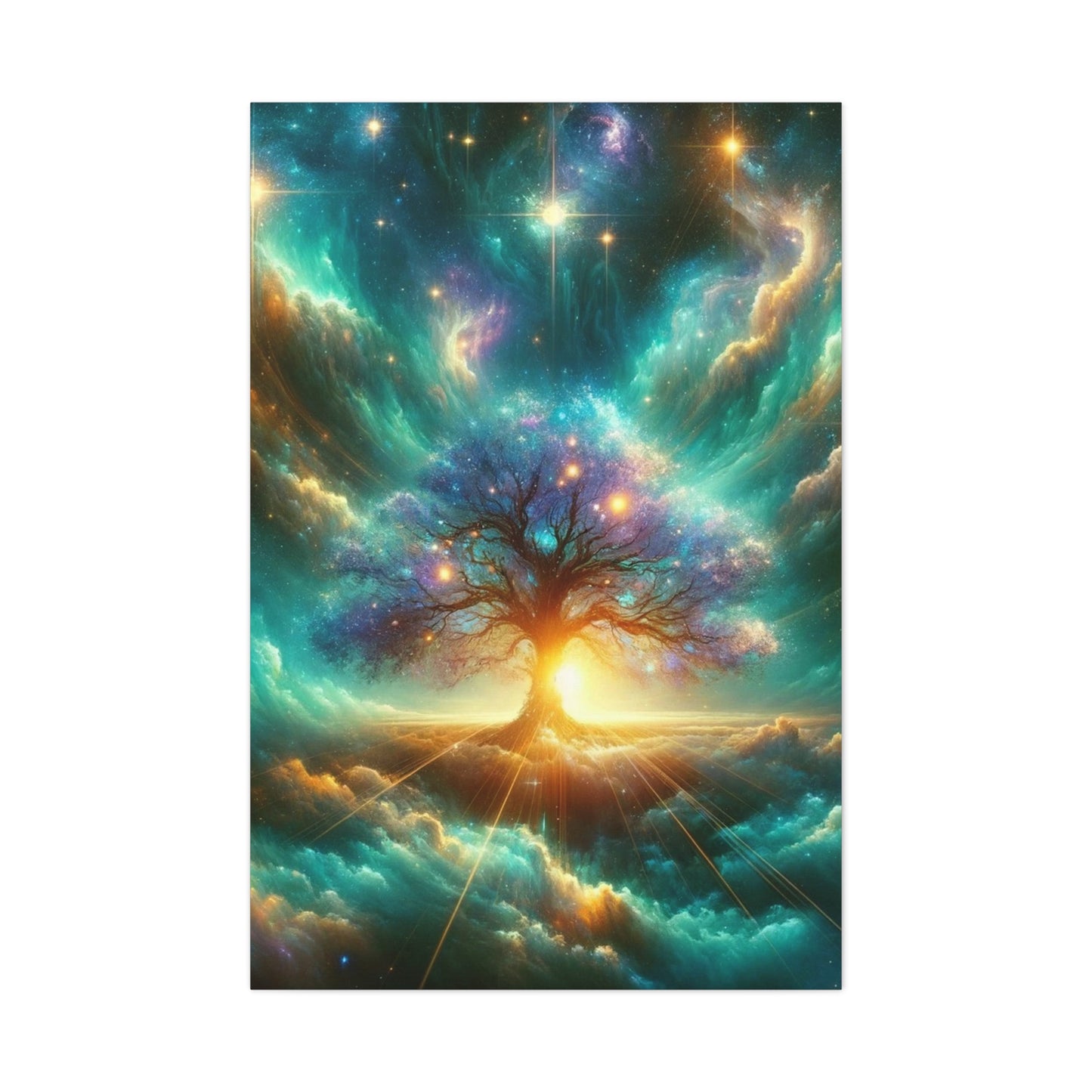 Trees of Light Art Canvas Ed. 16