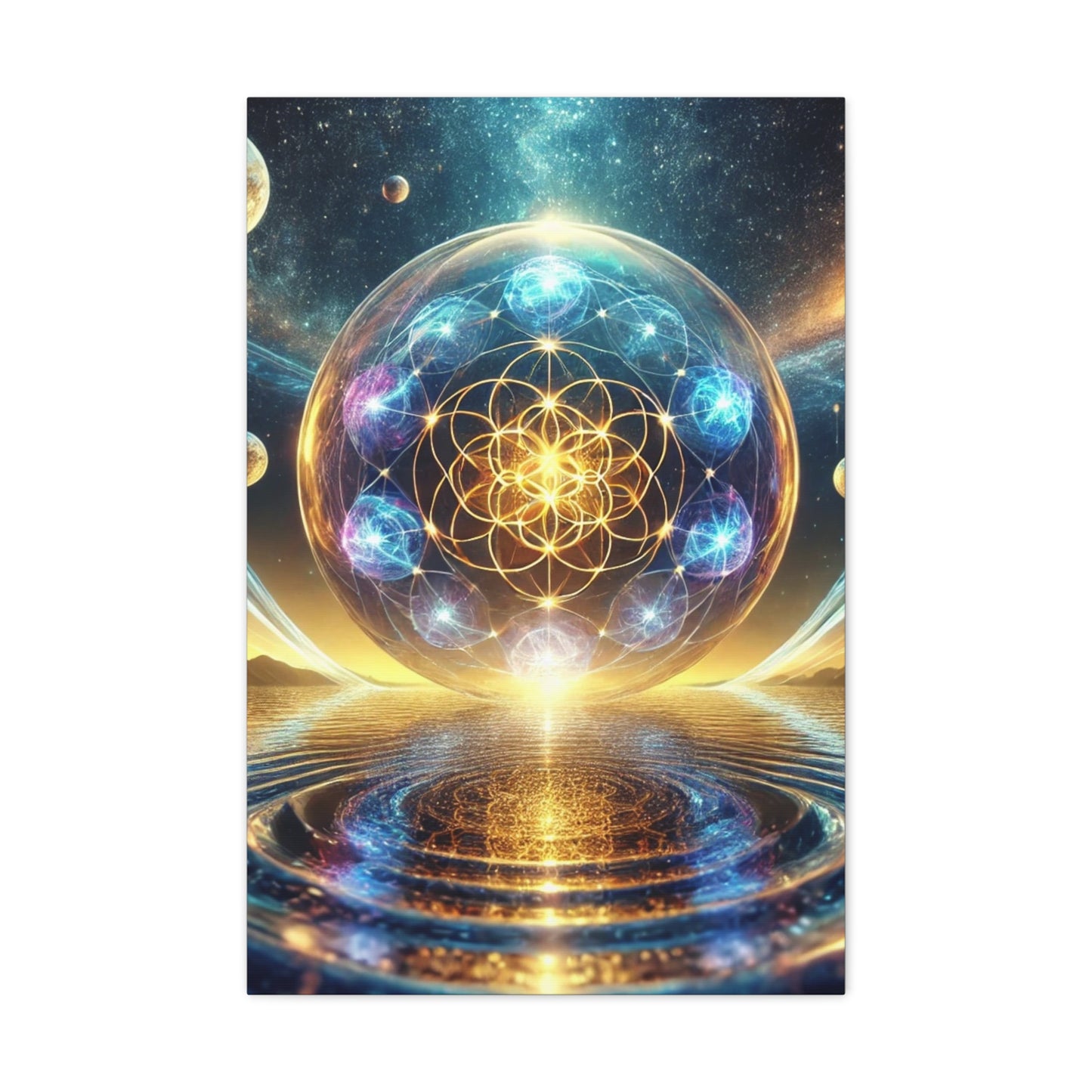 Sacred Geometry Art Canvas Ed. 12