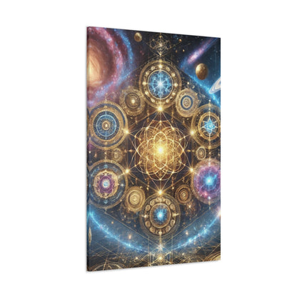 Sacred Geometry Art Canvas Ed. 69