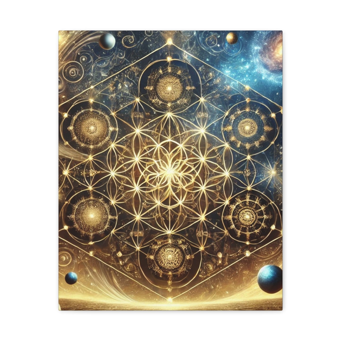 Sacred Geometry Art Canvas Ed. 76