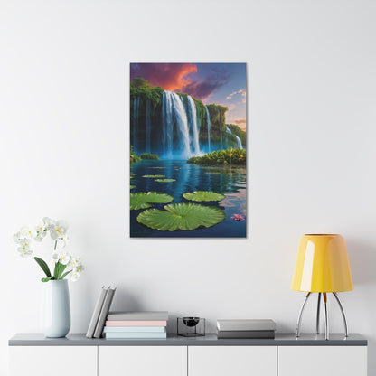 Blissful Lotus Art Canvas Ed. 3