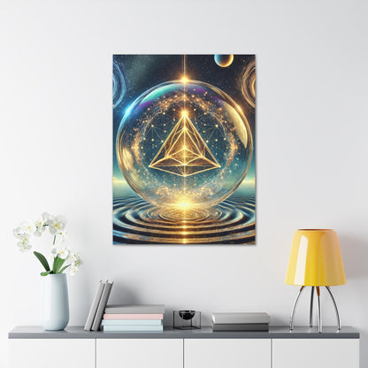 Sacred Geometry Art Canvas Ed. 34