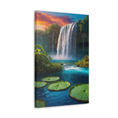 Majestic Waterfalls Art Canvas Ed. 47