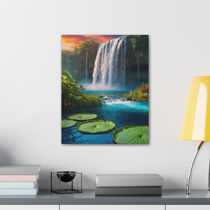 Majestic Waterfalls Art Canvas Ed. 47