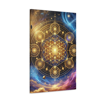 Sacred Geometry Art Canvas Ed. 68