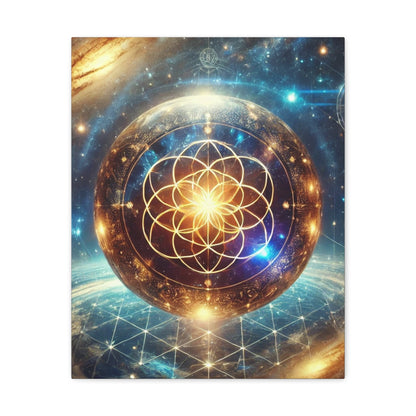 Sacred Geometry Art Canvas Ed. 53