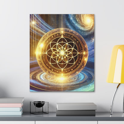 Sacred Geometry Art Canvas Ed. 57