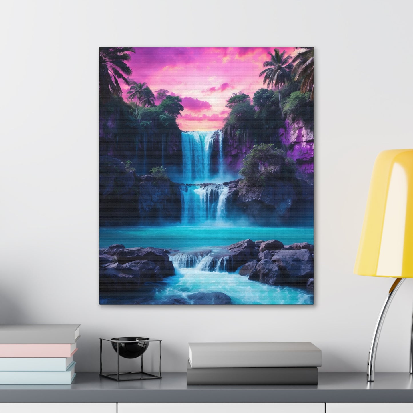 Majestic Waterfalls Art Canvas Ed. 29