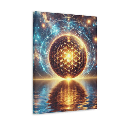 Sacred Geometry Art Canvas Ed. 52