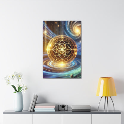 Sacred Geometry Art Canvas Ed. 57