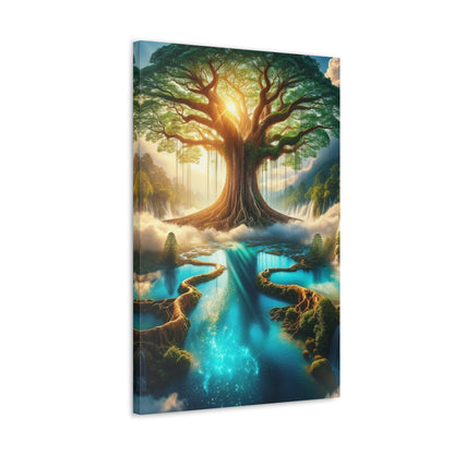 Trees of Light Art Canvas Ed. 11