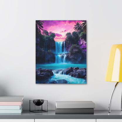 Majestic Waterfalls Art Canvas Ed. 29