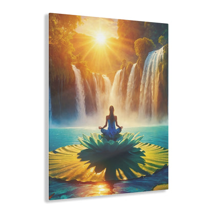 Blissful Lotus Acrylic Print Ed. 13