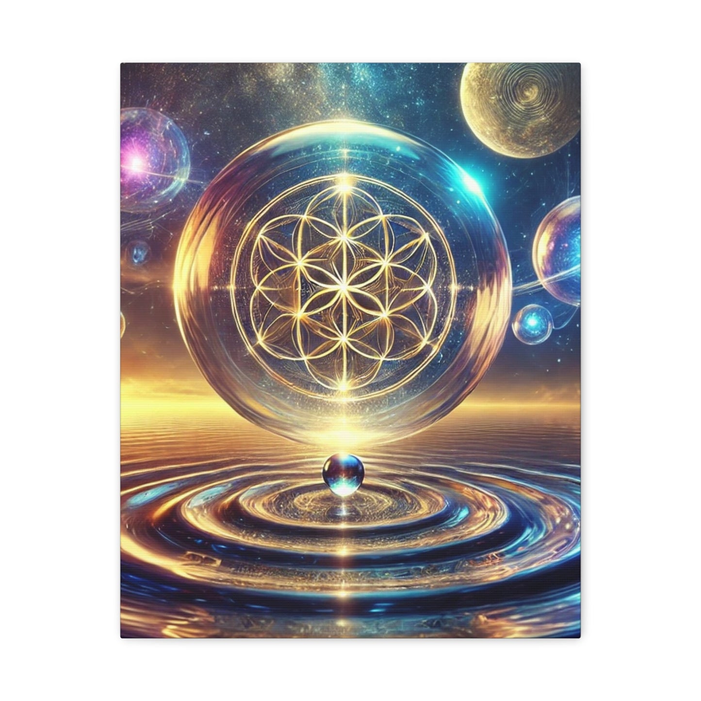 Sacred Geometry Art Canvas Ed. 23