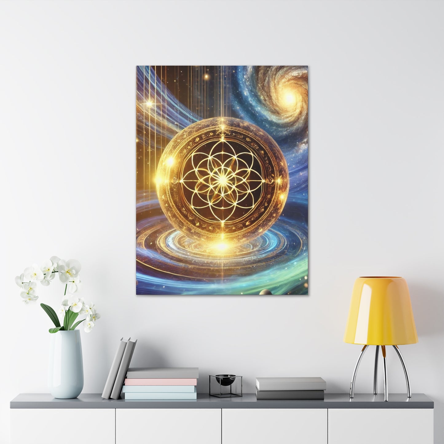 Sacred Geometry Art Canvas Ed. 57