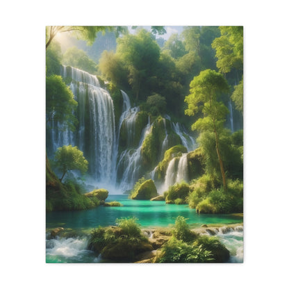 Majestic Waterfalls Art Canvas Ed. 5