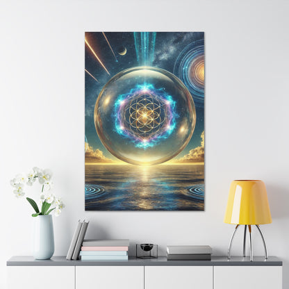 Sacred Geometry Art Canvas Ed. 18