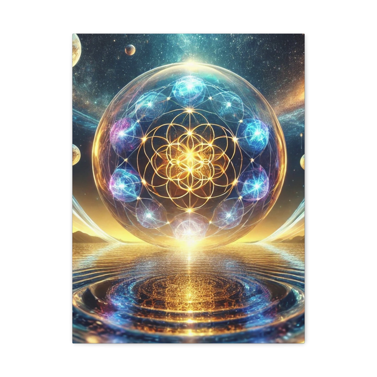 Sacred Geometry Art Canvas Ed. 12