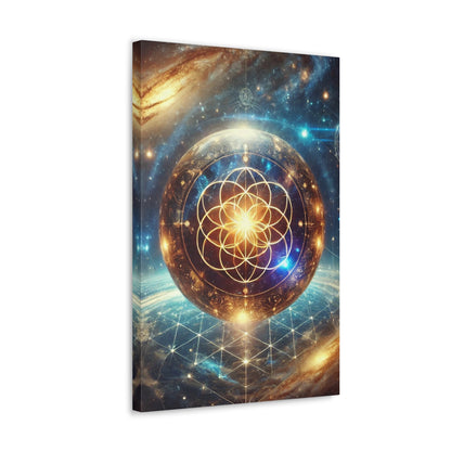 Sacred Geometry Art Canvas Ed. 53