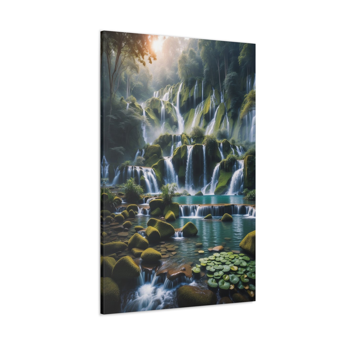 Majestic Waterfalls Art Canvas Ed. 13