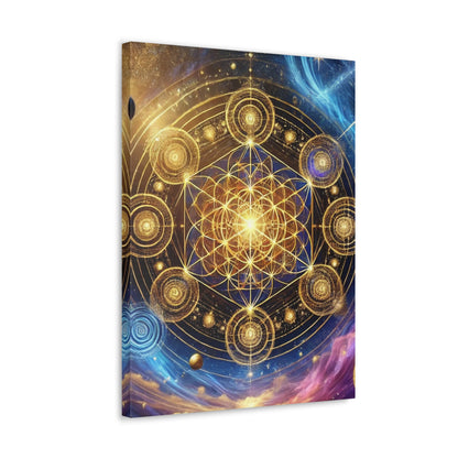 Sacred Geometry Art Canvas Ed. 68