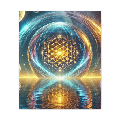 Sacred Geometry Art Canvas Ed. 14