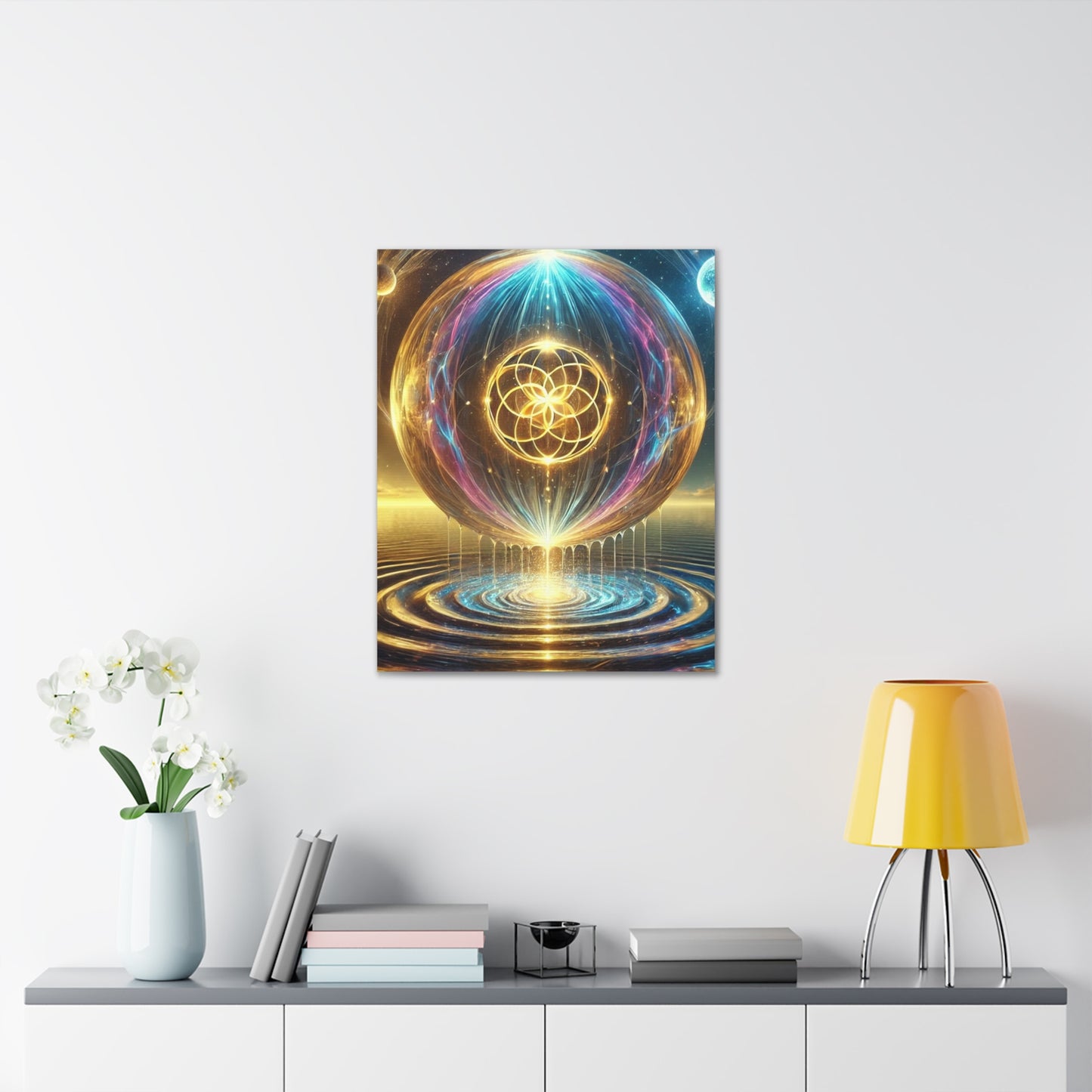 Sacred Geometry Art Canvas Ed. 27