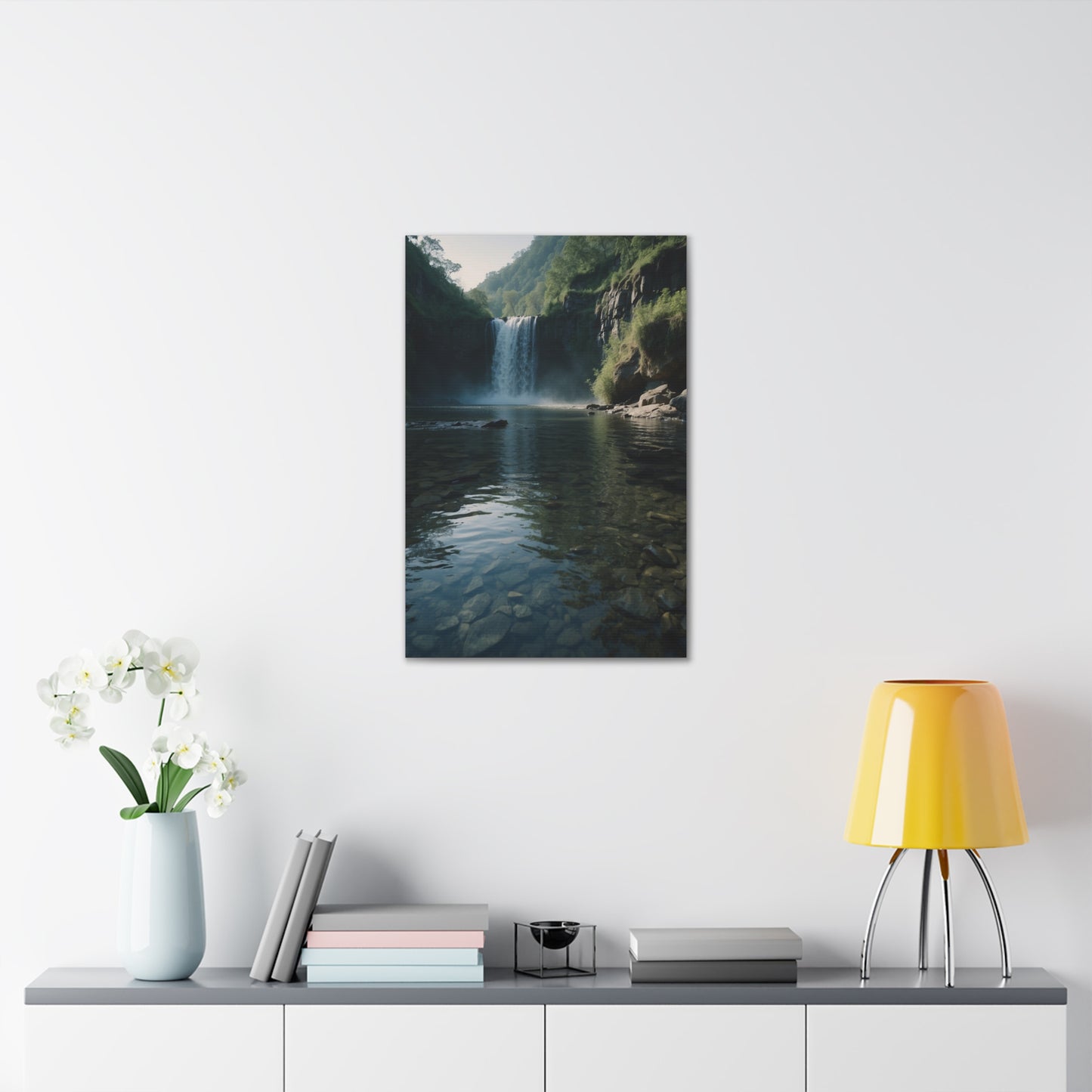 Majestic Waterfalls Art Canvas Ed. 8