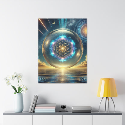 Sacred Geometry Art Canvas Ed. 18