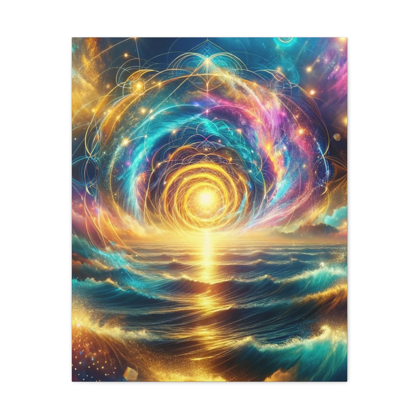 Serene Ocean Art Canvas Ed. 17