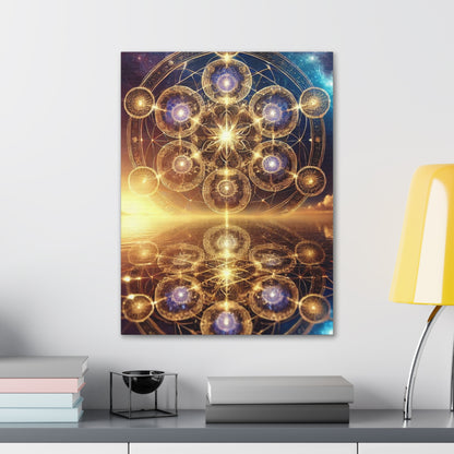 Sacred Geometry Art Canvas Ed. 95