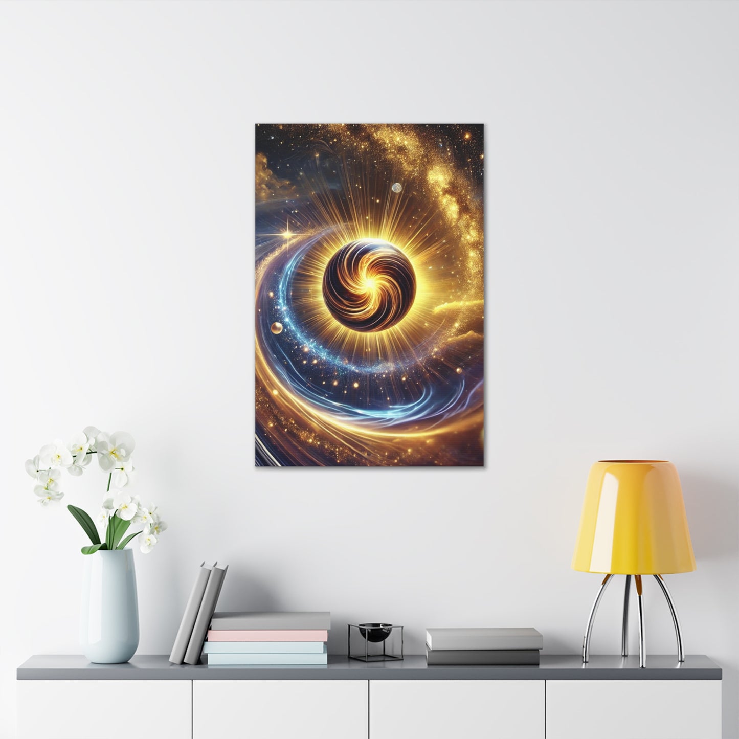 Energetic Orbs Art Canvas Ed. 13