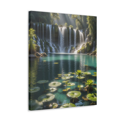 Majestic Waterfalls Art Canvas Ed. 24