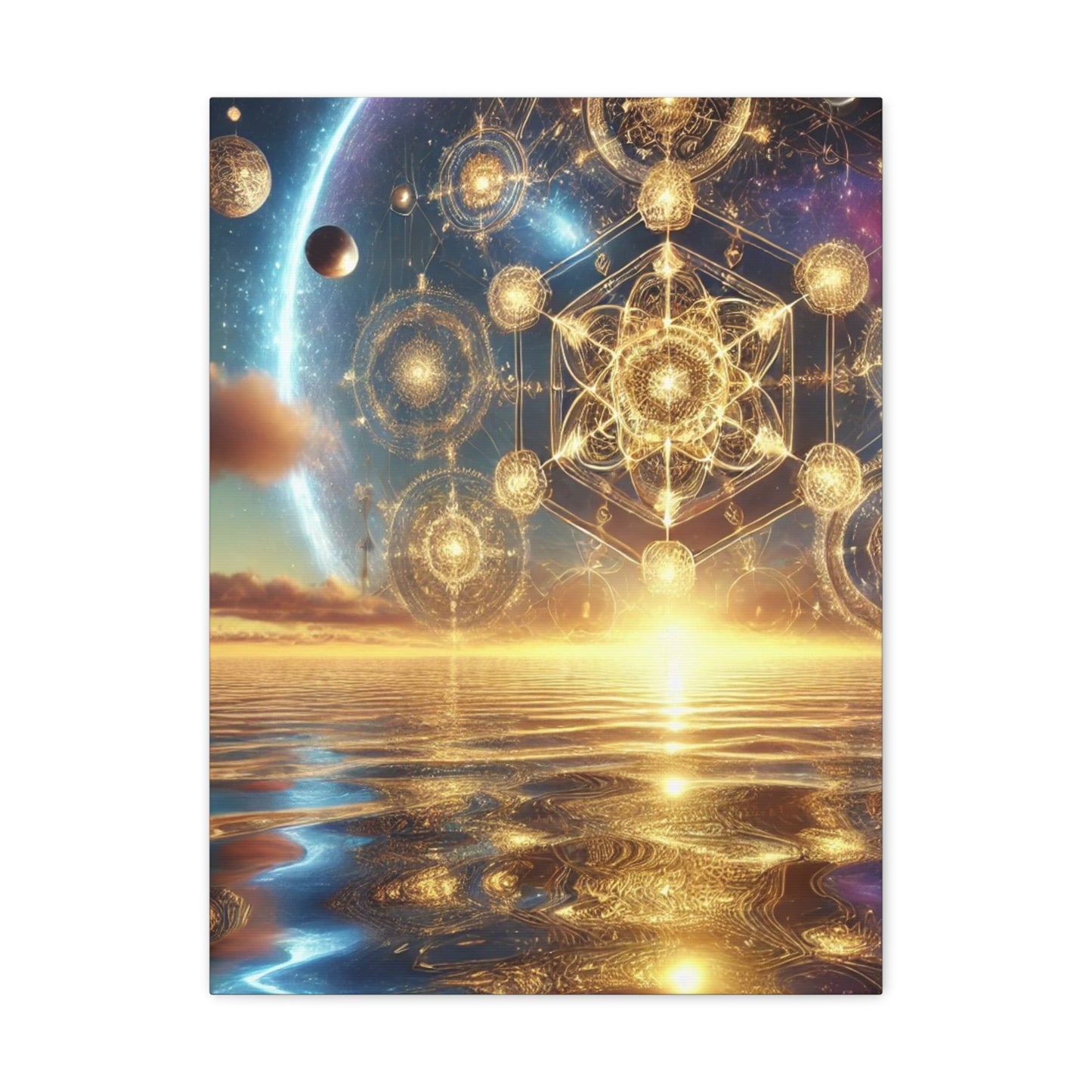 Sacred Geometry Art Canvas Ed. 94