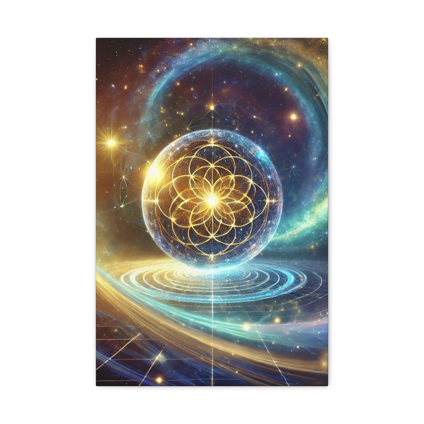 Sacred Geometry Art Canvas Ed. 56