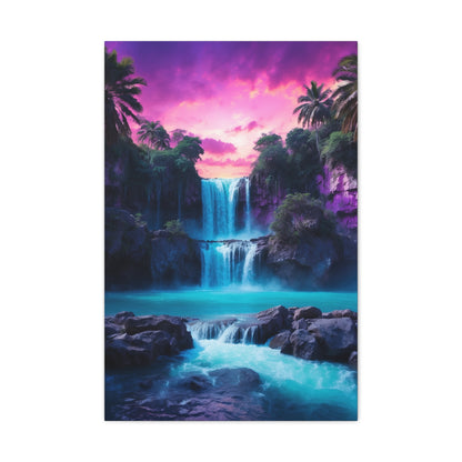 Majestic Waterfalls Art Canvas Ed. 29