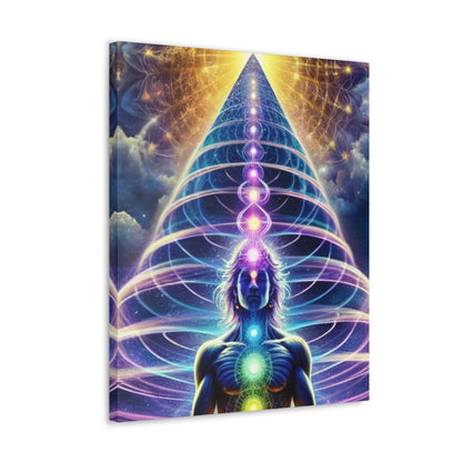 Quantum Entanglement Art Canvas Ed. 8