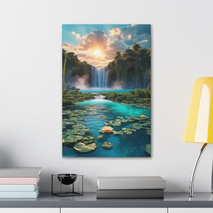 Majestic Waterfalls Art Canvas Ed. 42